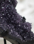 Amethyst Crystal Cluster Druze with Large Stalactites - MWS0335