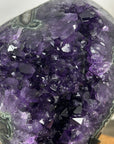 Natural Amethyst & Green Jasper Geode on Stand - MWS3130