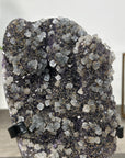 Amethyst Geode with Calcite Formation on Stand – Unique Natural Display Piece - MWS2896