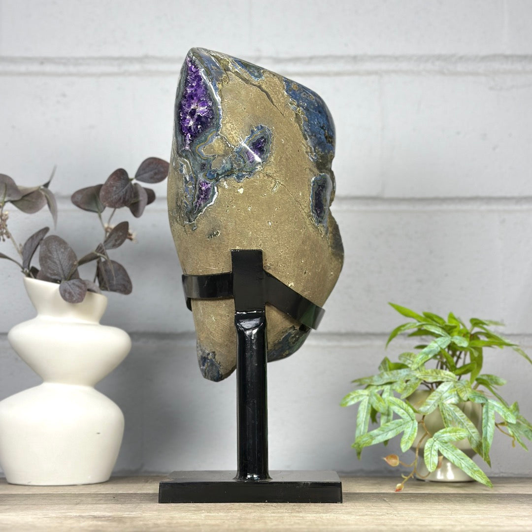 XXL Unique Natural Top Quality Amethyst Geode Statement Piece - MWS3282