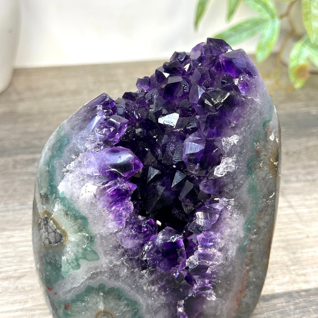 Natural Self Standing Uruguayan Amethyst Stone - CBP1416