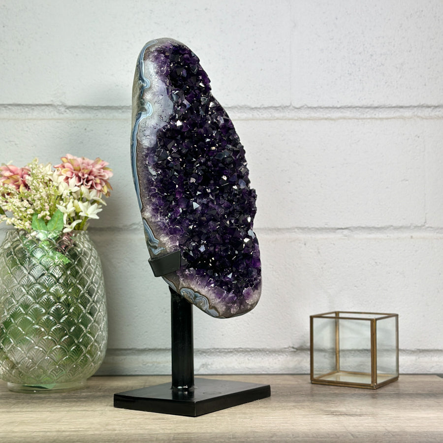Huge Natural Amethyst Crystal Specimen - Perfect Home Centerpiece - MWS2605