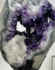 Large Top Grade Amethyst Geode with Calcite Crystal Inclusion - MWS2963
