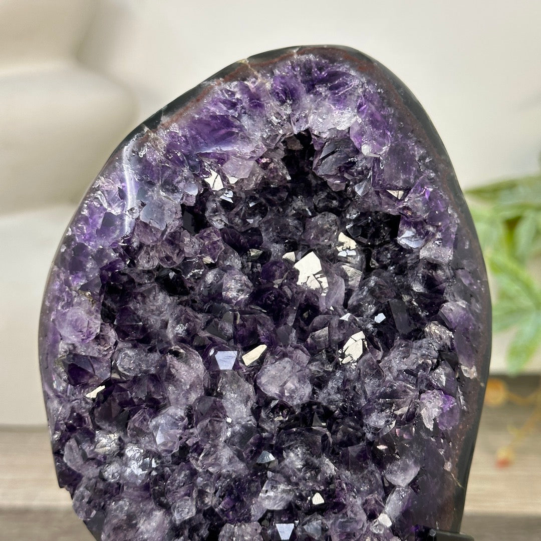 Large Natural Amethyst Specimen on Stand - MWS3275
