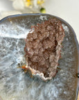 Stunning Quartz Geode with Sugar Druzy Crystals - MWS2124