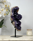 Natural Top Grade Amethyst Cluster with Jasper Matrix - MWS2043