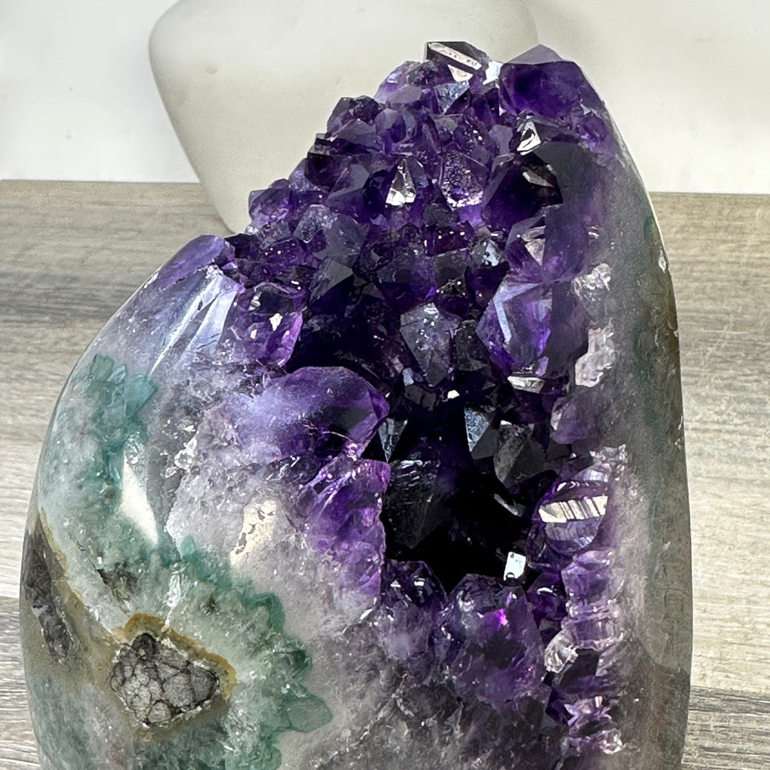 Natural Self Standing Uruguayan Amethyst Stone - CBP1416