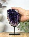 Top Quality Natural Amethyst Crystal Cluster on Stand - MWS3257