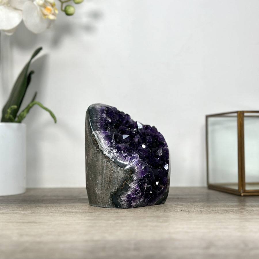 Natural Deep Purple Amethyst Cathedral from Uruguay - CBP1217