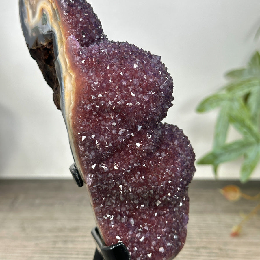 Natural Red Amethyst &amp; Jasper Crystal for Decor - MWS3233