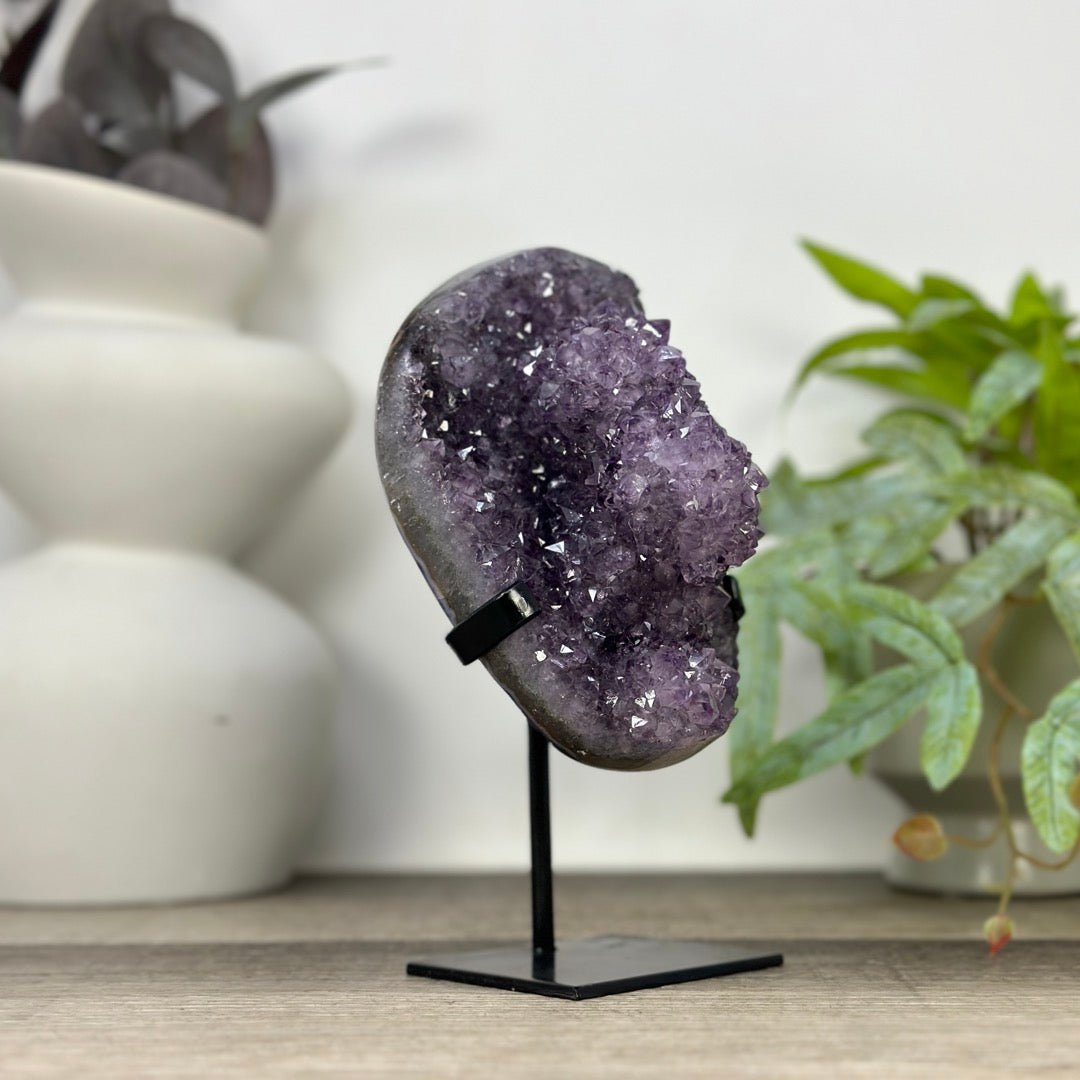 Uruguayan Amethyst Geode on Stand - MWS3303