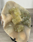 Natural Quartz Druzy With Calcite Specimen - MWS2519