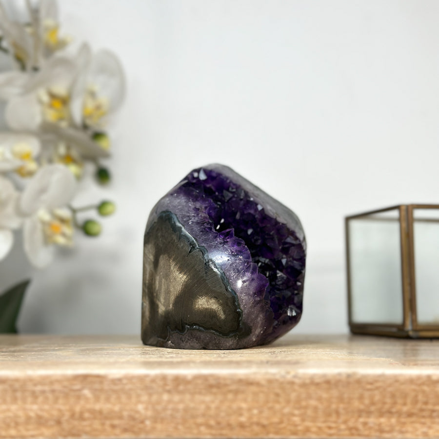 Top Grade Amethyst Crystal Geode - Purple Crystal for Home Decor - CBP1145