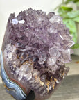 Natural Amethyst Stalactite Flower Formation on Stand - MWS3285