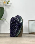 Natural Amethyst Cathedal with Green Jasper Matrix - CBP1288