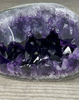 Amethyst Stone Geode with Large Deep Purple Crystal Formation - STGE0015