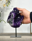 Top Grade Amethyst Crystal Cluster with Deep Purple Points for Home Decor - MWS2676