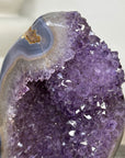 Natural Amethyst Stone with Agate Shell from Uruguay - MWS3346