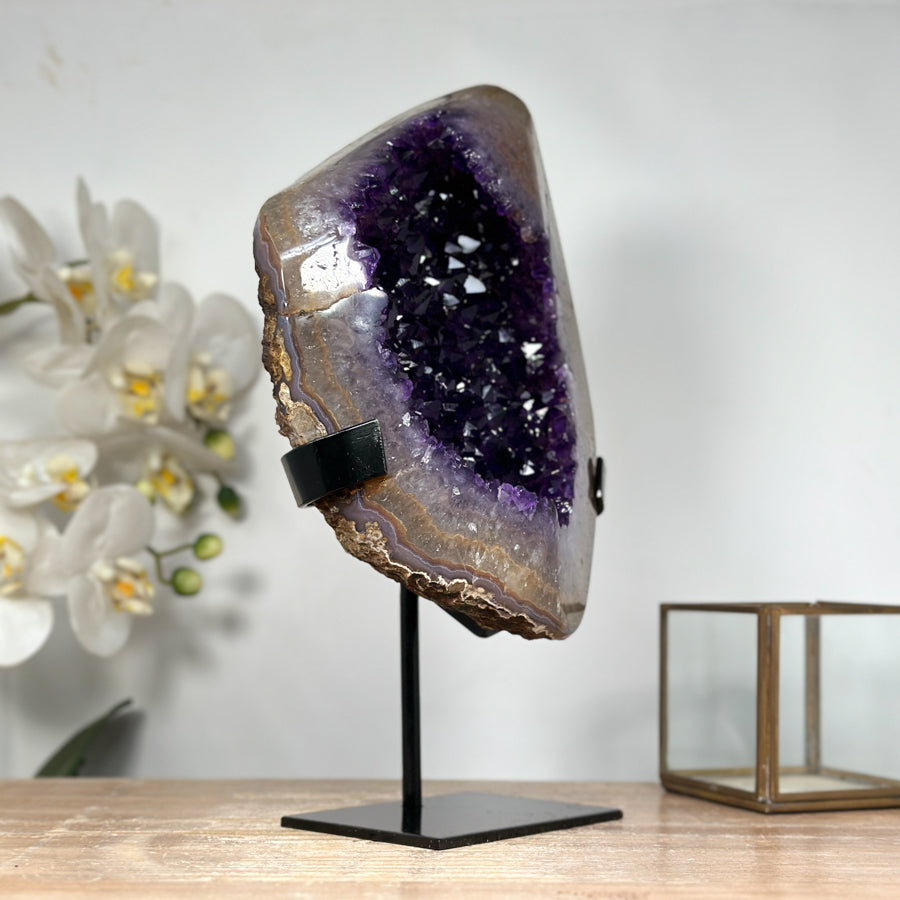 Stunning Natural Uruguayan Amethyst Geode - MWS1844