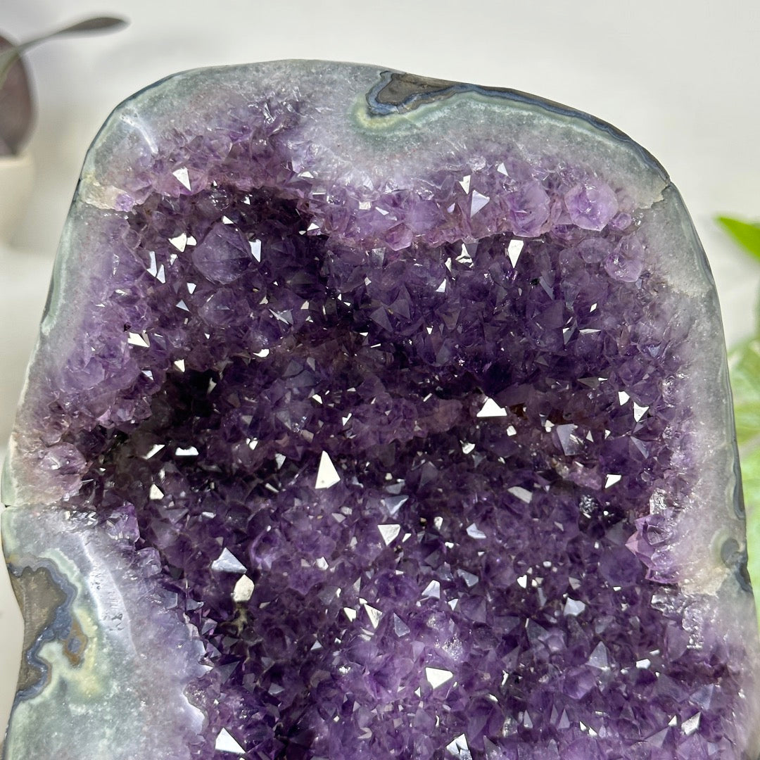 Uruguayan Amethyst Cluster for Home Decor - MWS3317