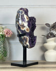 Huge 15 in Tall Amethyst & Agate Statement piece from Uruguay - MWS3407