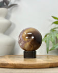 Amethyst & Agate Sphere Geode with Crystal Cavity - SPH0204