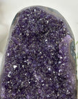 Uruguayan Amethyst Crystal statement piece with Green Jasper Shell - MWS3357