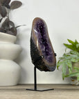 Natural Amethyst Geode with Metal Stand - MWS3321