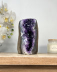 Deep purple Amethyst Geode - Cuted Self Standing Base - CBP1133