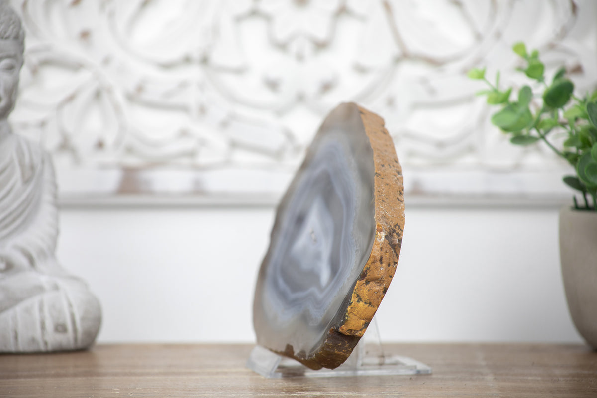 Uruguayan Agate Polished Slice - SLC0004