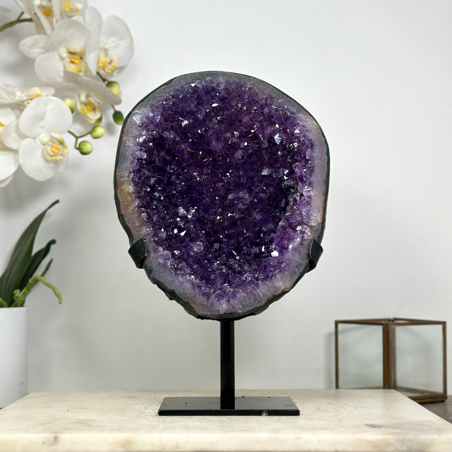 Large Natural Amethyst Geode, Perfect Home Centerpiece - MWS1880