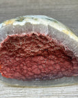 Unique Natural Red Quartz Geode from Uruguay - STGE0057