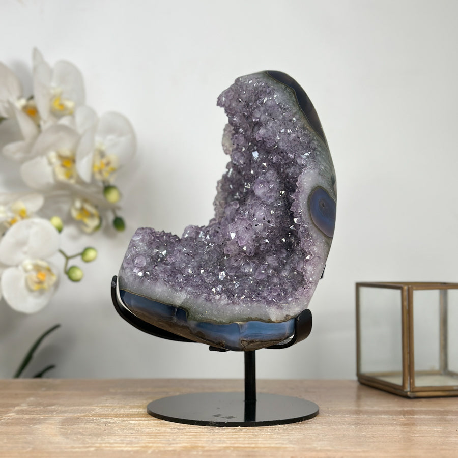 Natural Spirit Amethyst Crystal Specimen, Perfect for Home Decor - MWS1875