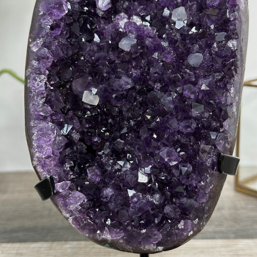 Deep Purple Amethyst Crystal Cluster for Home Decor Display - MWS2633