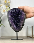 Uruguayan Amethyst Stone with Large Deep Purple Crystals - MWS2459