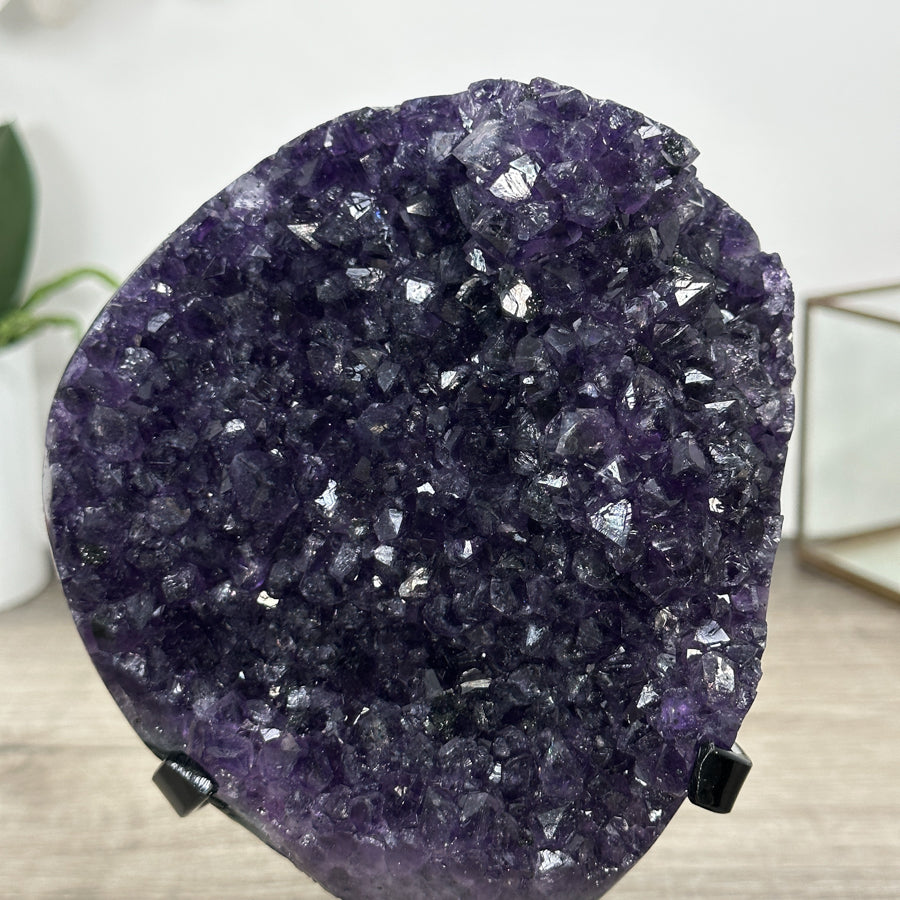 Premium Uruguayan Amethyst Stone on Stand - MWS3026