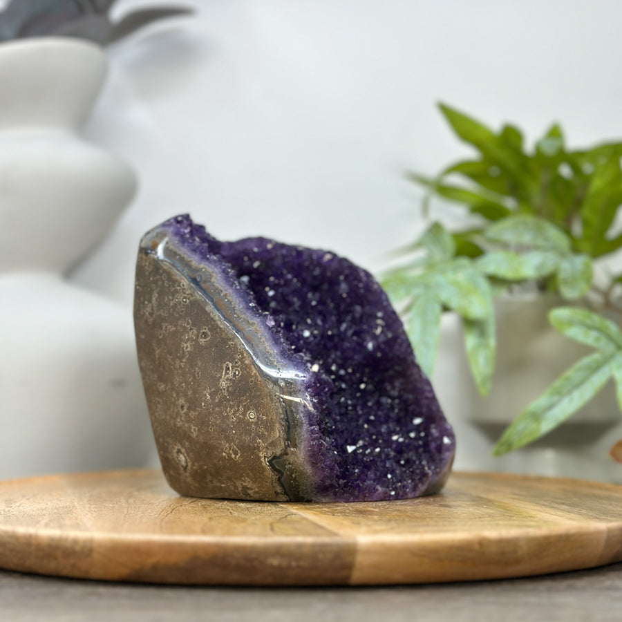 Natural Amethyst Self Standing Cathedral - CBP1294