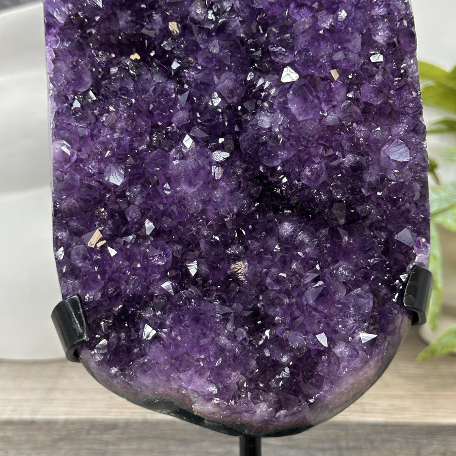 Large Natural Amethyst Stone on Ston from Uruguay - MWS3174