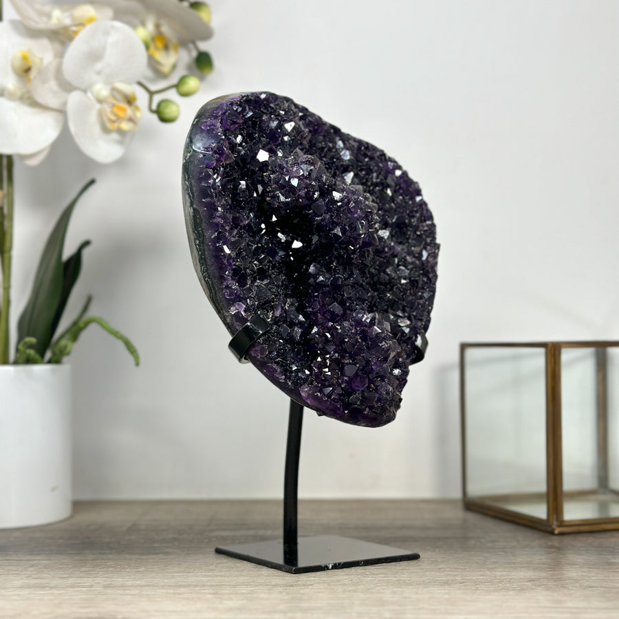 Top Grade Amethyst with Stalactite Formations and Sugar Quartz Inclusions - MWS2451