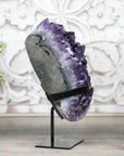 Large Natural Amethyst Cryatsl Specimen, Stand Included - MWS0324