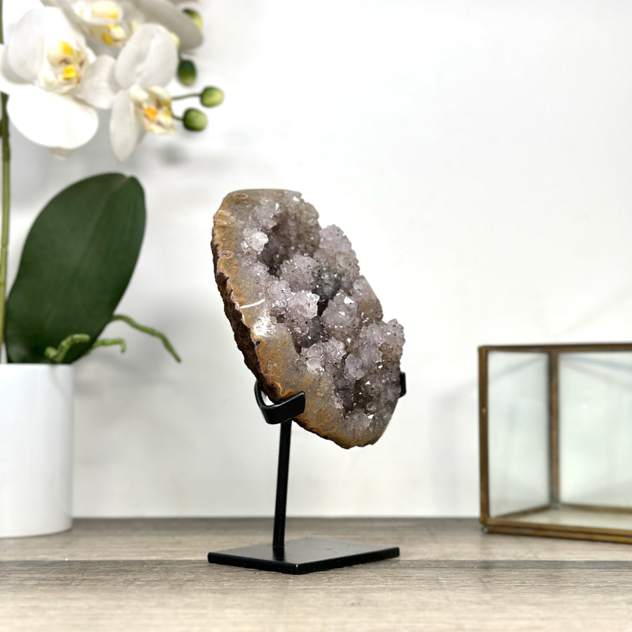 Natural Quartz Geode full of Stalactite Formations - MWS2879