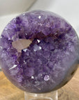 Natural Amethyst & Agate Sphere Geode - SPH0148