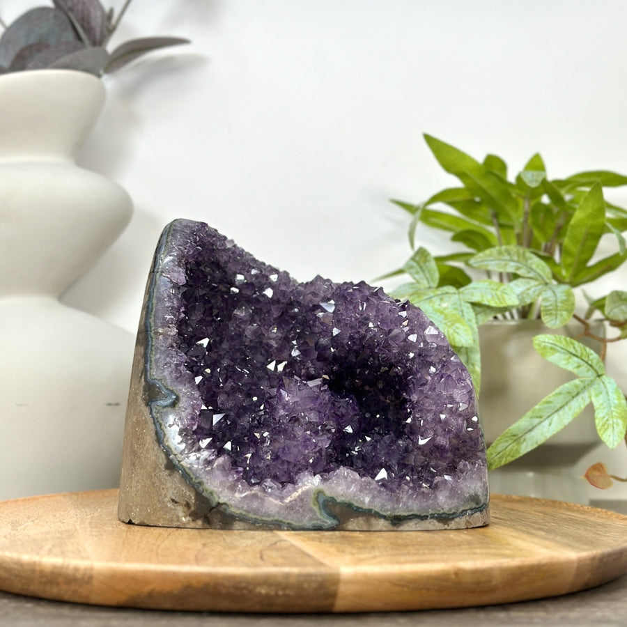Amethyst Geode with Stalactite Formations - CBP1303