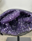 Natural uruguayan Amethyst Geode with Calcite Inclusion - MWS3379