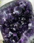 Natural Amethyst Geode with Large Deep Purple Crystals - MWS2484