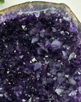 Natural Amethyst Geode with Deep Purple Crystals