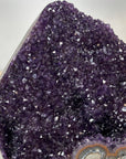 Huge Natural Bicolor Amethyst Cluster - Stand Included - MWS3041