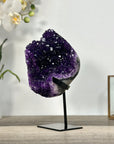 Top Grade Amethyst Crystal Cluster with Deep Purple Points for Home Decor - MWS2676