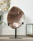 Brown Tone Quartz Geode Mineral Specimen for Home Decor - MWS2626