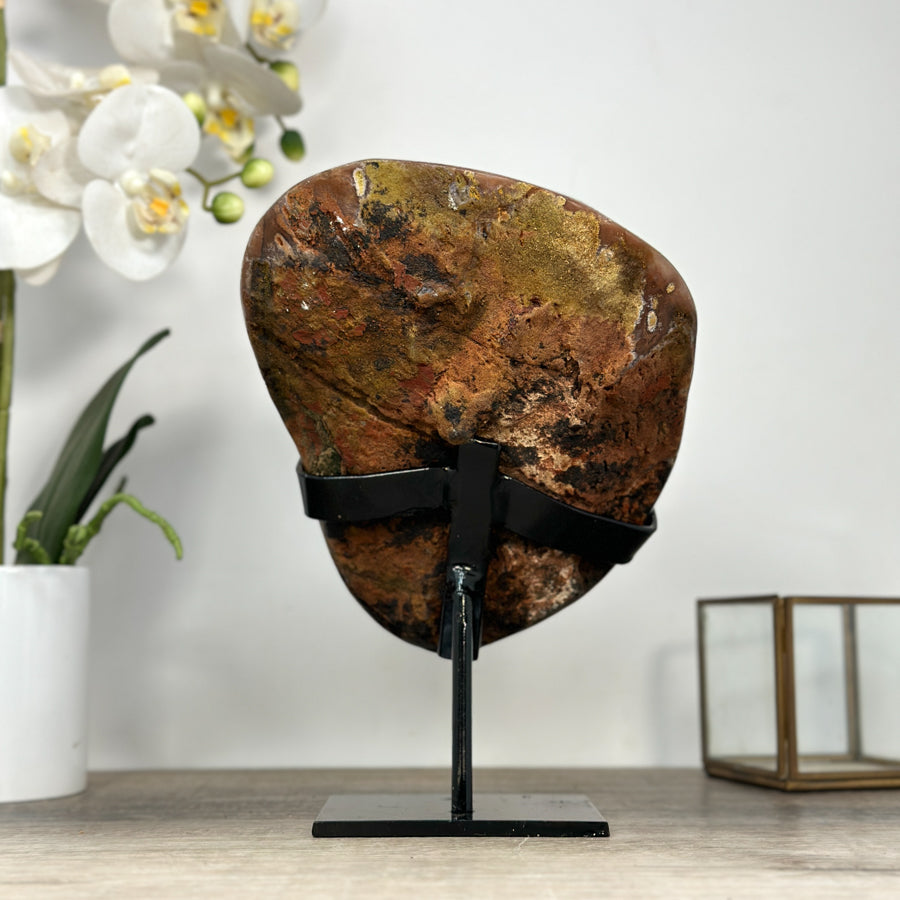 Natural Uruguayan Amethyst &amp; Jasper Crystal Formation - MWS2030